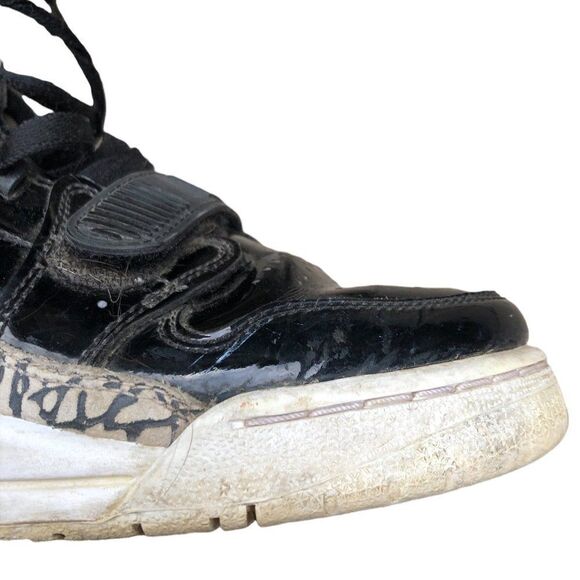 RARE Nike Air Jordan 1 Legacy 312 Black Gold Patent Size 7.5 - Picture 5 of 16